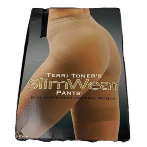 Terry Toner’s Slim Wear Pants 2 Pack Shape Wear Women XL Black